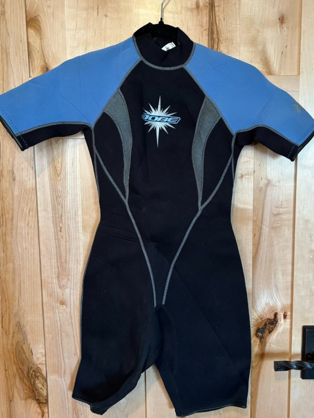 Jobe Women's Power Stretch Shorty Wet Suit Size 5-6 Blue Black